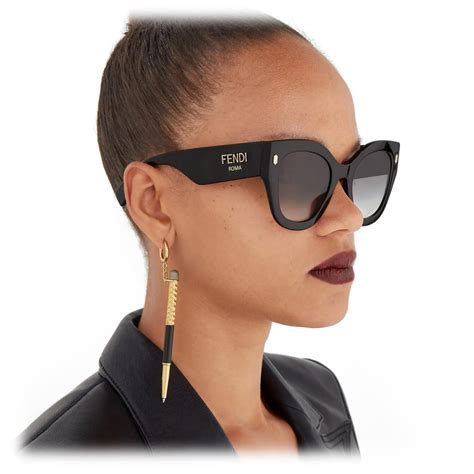 fendi sonnenbrille damen cat eye|Women's Designer Sunglasses .